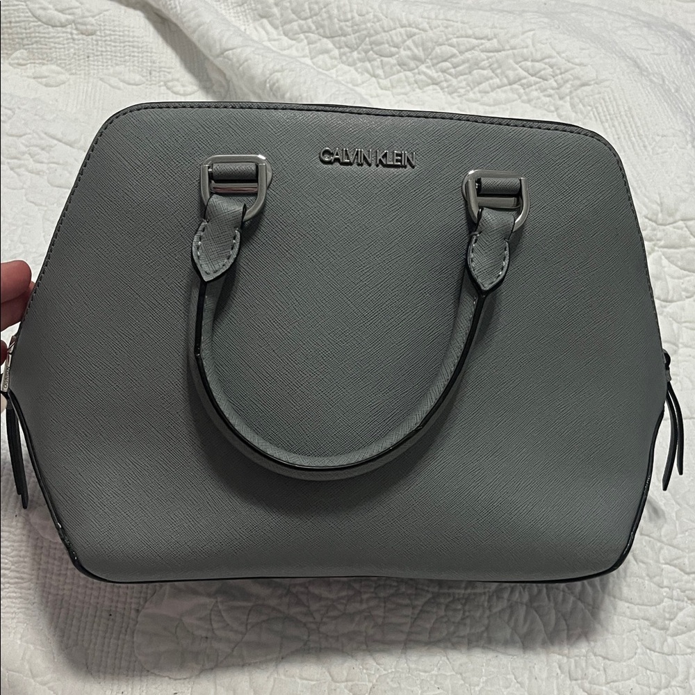 Calvin Klein Charcoal Satchel
